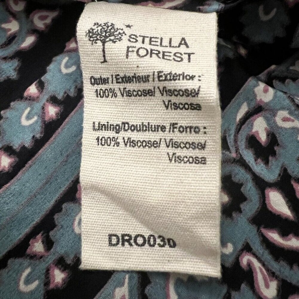 Stella Forest Women's Floral Dress‎ Size EU 38 US 8 Mixed Pattern boho cottage - Picture 7 of 10